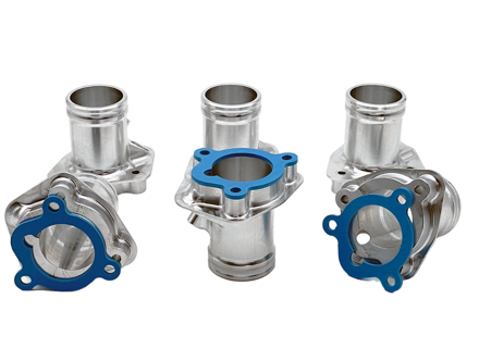 Luftansaugkrümmer aus Billet-Aluminium mit Krümmerdichtungen. Porsche 964 / 993 - 96411071101, 99311071250