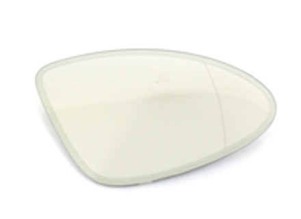 Door mirror glass ASPHERICAL, RIGHT. Porsche 958 Cayenne 2015>> RHD - 95873105607