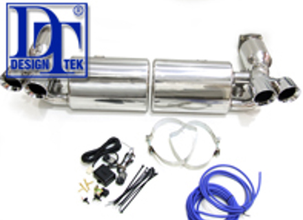 Echappement Sport VALVETRONIC Porsche 997 Turbo avec 200 SPORTS CELL CATS -DesignTek - 55-PS107V, 126195-01, 99711102680