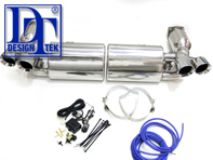 Scarico sportivo VALVETRONIC Porsche 997 Turbo con 200 SPORT CELL CATS -DesignTek - 55-PS107V, 126195-01, 99711102680 Scarico sportivo VALVETRONIC Porsche 997 Turbo con 200 SPORT CELL CATS -DesignTek - 55-PS107V, 126195-01, 99711102680