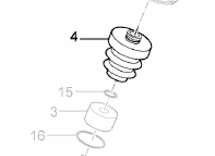 Shock Absorber helper spring Front (Air Suspension type). Porsche 970 Panamera - 97034330104