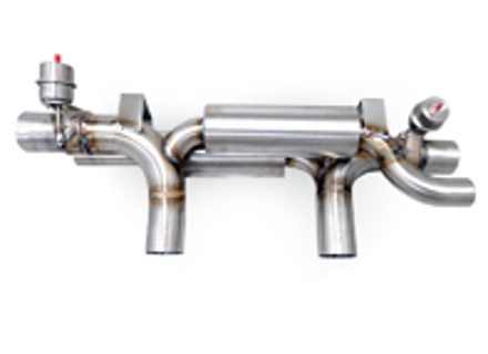 带阀门的运动型排气后消音器 保时捷 991.2 - P0.009.C01, 9P1254400, 9P1254400X, 9P1254450, 9P1254450X, 9P1254450A, 9P1254450AX, 9P1254400A, 9P1254400AX