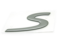 S - 徽章,钛金属。保时捷 986 Boxster S - 98655924301, 986559243009A4, 986.559.243.01, 986.559.243.00.9A4 S - 徽章,钛金属。保时捷 986 Boxster S - 98655924301, 986559243009A4, 986.559.243.01, 986.559.243.00.9A4