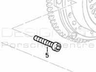 Clutch Bolt Porsche 928 S4 / GT / GTS - 90006728402, 90006743001 Clutch Bolt Porsche 928 S4 / GT / GTS - 90006728402, 90006743001