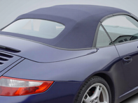 无后挡风玻璃的敞篷车引擎盖。保时捷 997 Gen. 2 - 997561902151, 997561902152, 997561902153, 997561902154, 997561902155, 997561902156, 997561902108, 997561902302