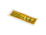 Autocollant moteur (film) - Indicateur de jeu aux soupapes Super 90 +. Porsche 356 C - 64470101500 - 356234-11-F