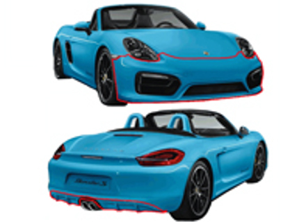 SportDesign package. Porsche 981 Boxster / 981 Boxster S - 98104480078, 98104480079, 98104480080, 98104480081, 98104480082, 98104480083