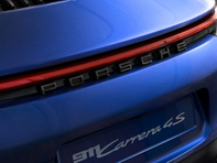 'PORSCHE' logotyp rear badge, in High-Gloss Black. Porsche 992 (911) - 99204481900041 'PORSCHE' logotyp rear badge, in High-Gloss Black. Porsche 992 (911) - 99204481900041