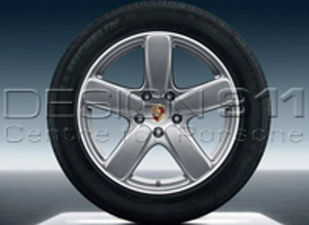 21' Cayenne Sport Classic GT Silver Metallic Alloy Wheels & Tyres Original Porsche - 95804460276