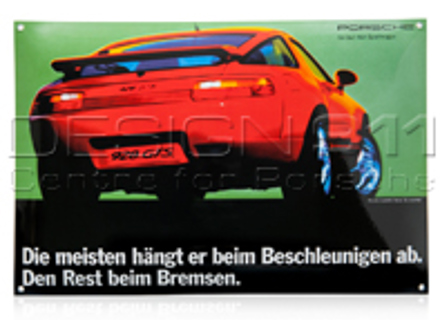 Enamel Plate Porsche Classic 928 GTS - PCG00092810