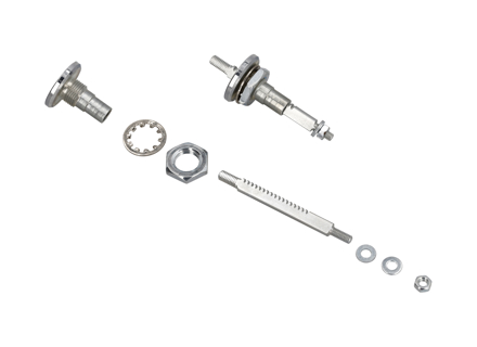 Fresh air valve system complete w/o knob.( Set of 2) Porsche 356 A-T1 - 64457101500, 64457101500B