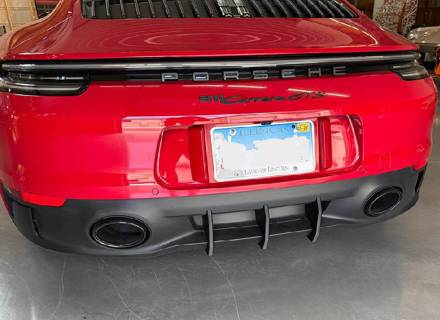 Ailerons diffuseurs de pare-chocs arrière. Porsche 992.1 Sport Design / GTS / Kit aérodynamique - 992.1REARDIFFUSERFINS