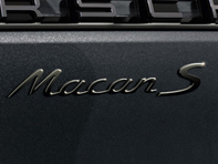 Rear badge MACAN S, in Black (matt). Porsche Macan II / Macan II S - 95B044815710K1, 95B04481571 Rear badge MACAN S, in Black (matt). Porsche Macan II / Macan II S - 95B044815710K1, 95B04481571