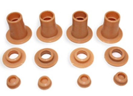 座椅头枕导轨装饰导轨，棕色。保时捷 911 / 912 - 90152119300, 00391125109, 90152119301 - B00391125109