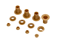 Guides de garniture des glissières d'appui-tête du siège, brun. Porsche 911 / 912 - 90152119300, 00391125109, 90152119301 - B00391125109