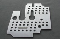 Panneau de plancher en aluminium Rennline. Côté conducteur. Porsche 356A - F07