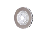 Brake disc rotor Front, smooth monoblock, 350x34mm. Porsche Macan 3.0L Petrol / 3.0L Diesel - 95B615301T, 95B615302R, 95B615301H, 95B615302H - PFL39521, PFL39522