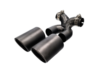 Titanium exhaust tail pipe GT4 RS style. Porsche 987.2 / 981 / 718 - 98711125831, 98711125860, 98711198130, 98111126100, 98111136100, 98111136160, 98111136161, 98111196100, 98111196101, 982251187H, 982251187N, 982251187L, 982251187R, 982251187G, 982251187J, 982251187Q - 9M82251187NPOL, 9M82251187NBLK, 9M82251187NSIL
