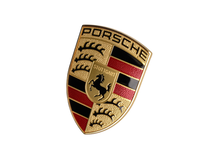 Bonnet badge. Porsche Boxster / Cayman / 993 / 996 / 997 / Panamera - 99755921100, 95855960102, 99755921101, 99155921100, 9P1853601