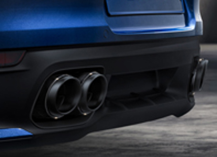 Terminali di scarico sportivi, in nero. Porsche Carrera/Targa - 992044200 Terminali di scarico sportivi, in nero. Porsche Carrera/Targa - 992044200