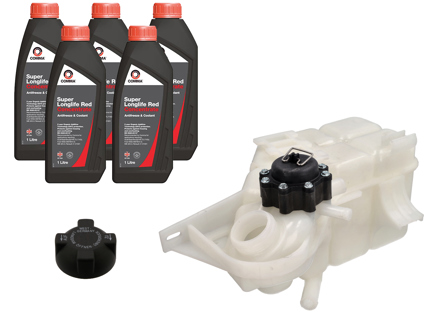 Koelvloeistofexpansietankset. Porsche 996 1997 - 2000 - 99610614753, 99610614754, 99610614755, 99610614756