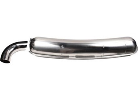 Marmitta di scarico / scatola posteriore del silenziatore. Con omologazione TÜV/CEE Porsche 911 1975-89 - 1620606500, 92.502SL, 92501SL, 93011102200SL, 93011104300SL, 93011102200, 93011102203, 93011104300 - 1620606500