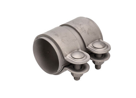 Exhaust clamp in Titanium for rear silencer to catalyst. Porsche 991.2 - 9P1253145