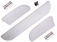 Rennline Kit de parrilla de malla de alambre para parachoques delantero, negro. Porsche 987 Caimán - E1002 Rennline Kit de parrilla de malla de alambre para parachoques delantero, negro. Porsche 987 Caimán - E1002