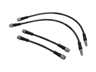 Tubi freno in acciaio inox intrecciato (set da 4) anteriori e posteriori Porsche 944 / 924S - 477611071B, 944611071F