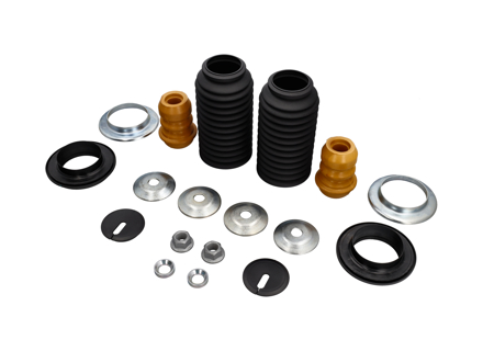 Front Shock Absorber Top Mount & Overhaul Kit. Porsche 987.2 Boxster 2009-12 Without PASM - 99970345740, PAF103353, 99734310701, 99734301801, 99634351505, 99634351701, 99634351100, 99634351101, 99634351300, 99634330102, 99634350500