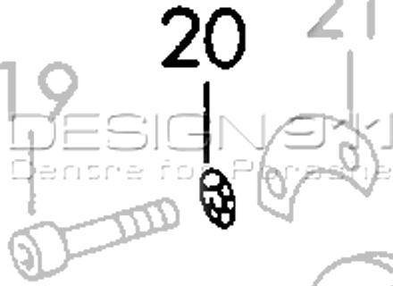 Ball Joint Lock Washer. Porsche 911/912 1965-68 - 90011400301, 99952310200, 99952310201, 99952310202, 9995231020B