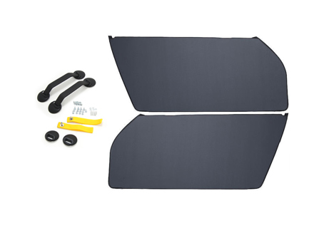 RS Door Panel Kit, with YELLOW pull straps. Porsche 911/930/964/993 - 96455503X00, 964555830YW, 964555251008YR