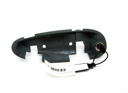 Outer door handle support with lock cylinder. Porsche 986 Boxster / 996 - 99653796302, 99653796402