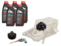 Engine coolant expansion tank kit with sensor. Porsche 996 1997 - 2000 - 99610614753, 99610614754, 99610614755, 99610614756