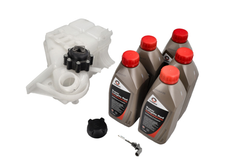 Kit serbatoio di espansione del liquido di raffreddamento del motore con sensore. Porsche 996 1997 - 2000 - 99610614753, 99610614754, 99610614755, 99610614756