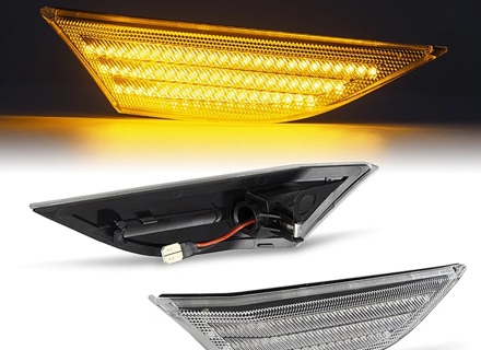 顺序 LED 侧指示灯清晰。保时捷 991.1 / 991.2 / 981/982 Boxster/Cayman - 99163125000, 99163125506, 99163125606