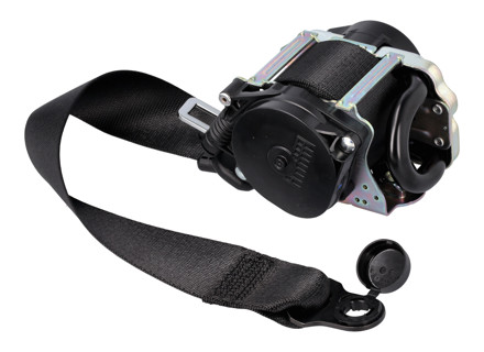 Cintura di sicurezza a tre punti (lato guida), davanti, nera. Porsche 992.1 cabriolet - 992857705NA23, 992857705DA23