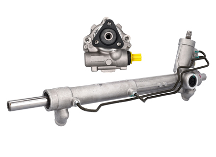 Set cremagliera sterzo e pompa servosterzo. Porsche 986 Boxster / 996 Carrera LHD (guida a sinistra) - 411091500322, 99631405002, 99631405003, 99631402004, 99631402005, 99731402000, 99634701111, 99634701110, 99634701107, 99634701104, 99634701105, 99634701106