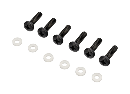 Achterlichtschroef en sluitring set in ZWART. Porsche 911 70-89 / 959 - PCG63191101