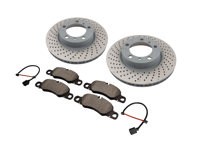 Kit plaquettes et disques de frein avant pour Porsche 981 Boxster S / Cayman S par SHW - 99735140101, 99735140201, 98135193904, 99160916500