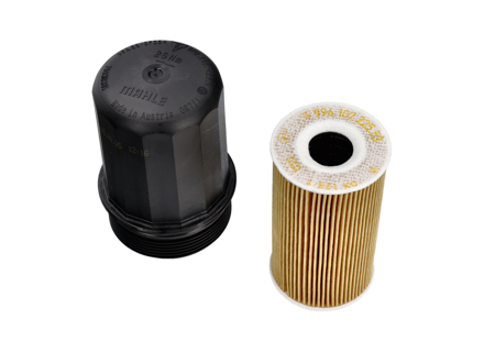 Filtro olio e alloggiamento. Porsche 996/986 Boxster/987 Boxster/987C Cayman/997/955 Cayenne S V8 e 955 Cayenne Turbo - 99610702055, 99610712054