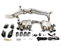 Impianto di scarico sportivo, con terminali di scarico neri. Porsche 95B.2 Macan S - 95B044211, 95B044211A Impianto di scarico sportivo, con terminali di scarico neri. Porsche 95B.2 Macan S - 95B044211, 95B044211A