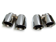 DesignTek Exhaust tail pipes in Stainless Steel for Porsche 991.1 - 152727-01, 99111136101, 99111136102, 99111136103, 99111198301, 99111198302, 99111198303, 99111146700, 99111136201, 99111136202, 99111136203, 99111146800