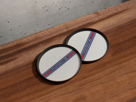 Porsche Autoonderzetter voor bekerhouder, MARTINI RACING®-design. Porsche Cayenne >>2017 - 9Y0044061A