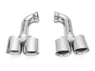 Fabspeed Deluxe Quad Tips (For PSE). Porsche 958 V6 (2011-2014) - 95804420010, 95804420008, 95811125100, 95811125200, 95804420017, 95804420018 - FS.POR.958V6.QDTC, FS.POR.958V6.QDTP, FS.POR.958V6.QDTB