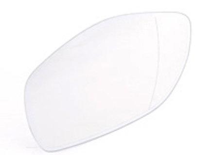 Door mirror glass ASPHERICAL, LEFT. Porsche Cayenne 957 MKII - 95573103904, 3123207, 95573104504, 3123203, 95573103902, 95573104502