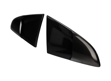 Rear quarter window air vent set dry carbon fibre. Porsche 718 GT4 RS - 982853990OK1, 982853989OK1 - SRHFAISC