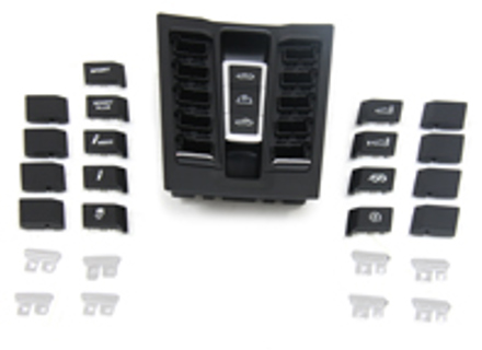 Reparatieset gecombineerde schakelaar middenconsole. Porsche 991.1 2014-15 Cabrio - 99161396705DML, 99161396707DML, 99161396705, 99161396707