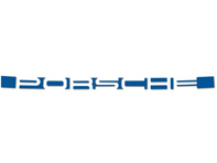 Rear logo 'PORSCHE', sticker in Blue. Porsche 911 72-73 - 91155903500, 91155903503, 91155903501 Rear logo 'PORSCHE', sticker in Blue. Porsche 911 72-73 - 91155903500, 91155903503, 91155903501
