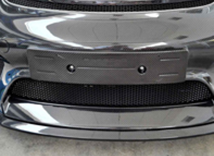 Front number plate support, carbon fibre. Porsche 991 / 981 Boxster/Cayman - 981701051, 981701051821E0 - SF/C/981-701-051/GT4